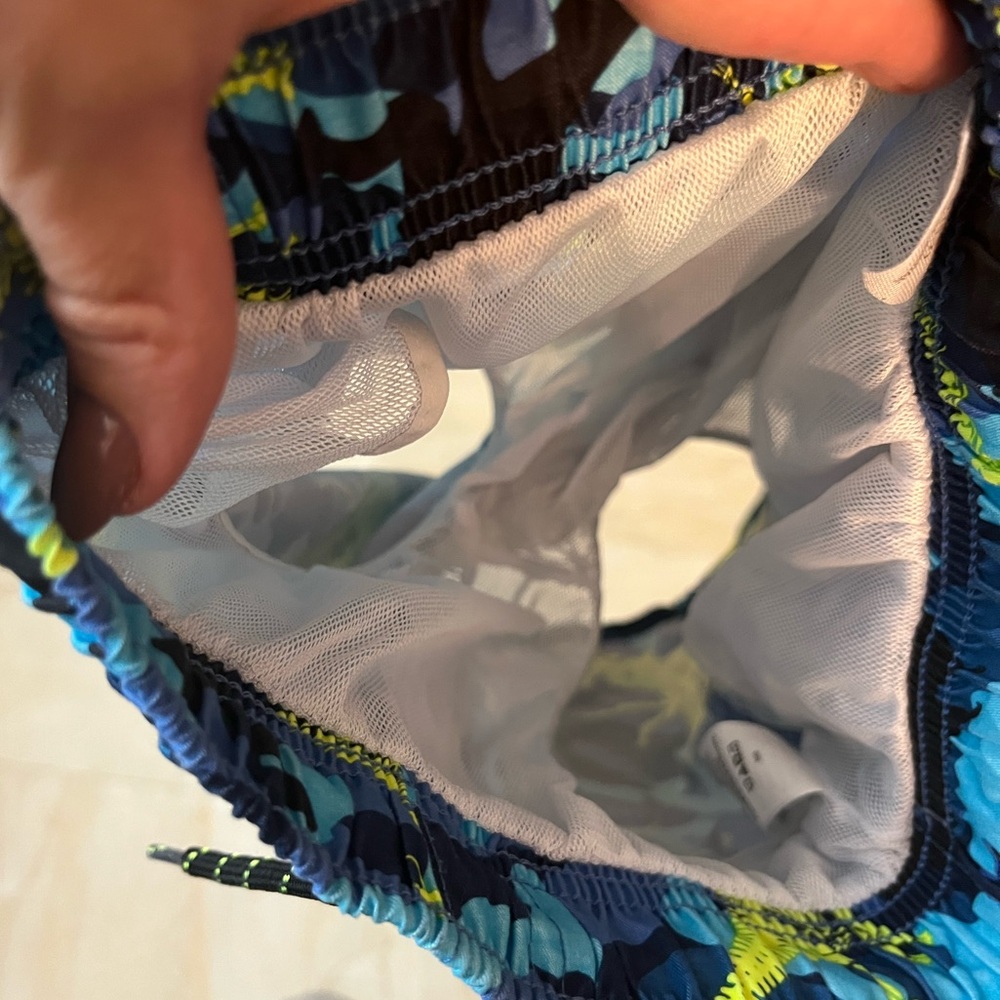 Wonder Nation Kids Children Boys Camo Dinosaur Swim Trunks Shorts size S (6/7) - Picture 5 of 8